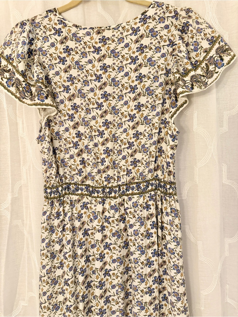 Max Studio London Floral Boho Maxi Dress Size Medium - Picture 2 of 13